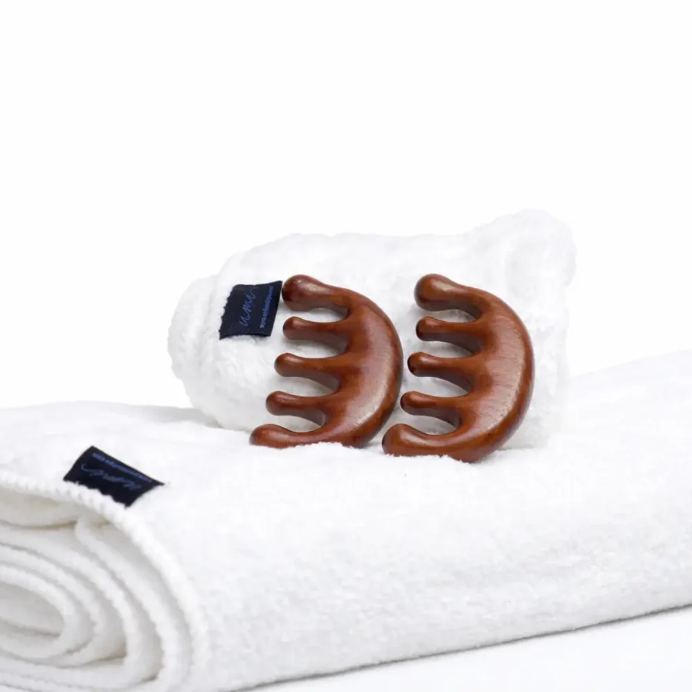 Houten Hoofdmassage Kammen (set van 2)