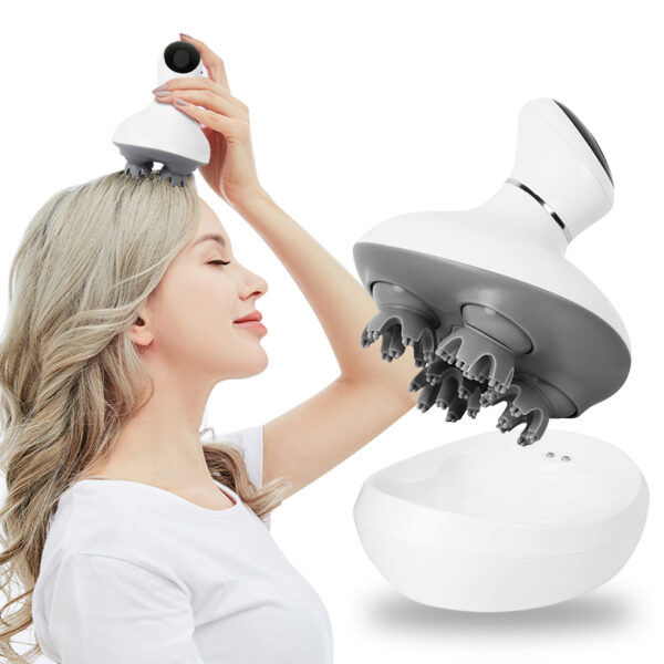 Elektrisch Hoofdmassage Apparaat – Stimuleert Hoofdhuid & Verlicht Spanning