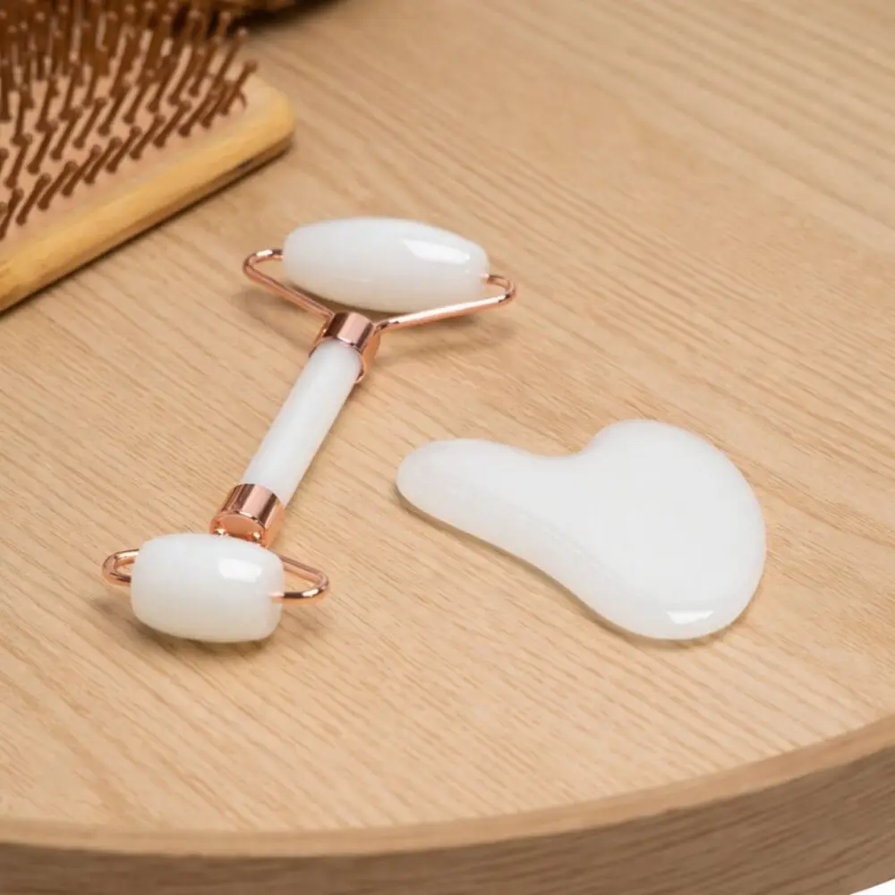 Gua Sha Gezichtsroller Set – Natuurlijke Huidverzorging