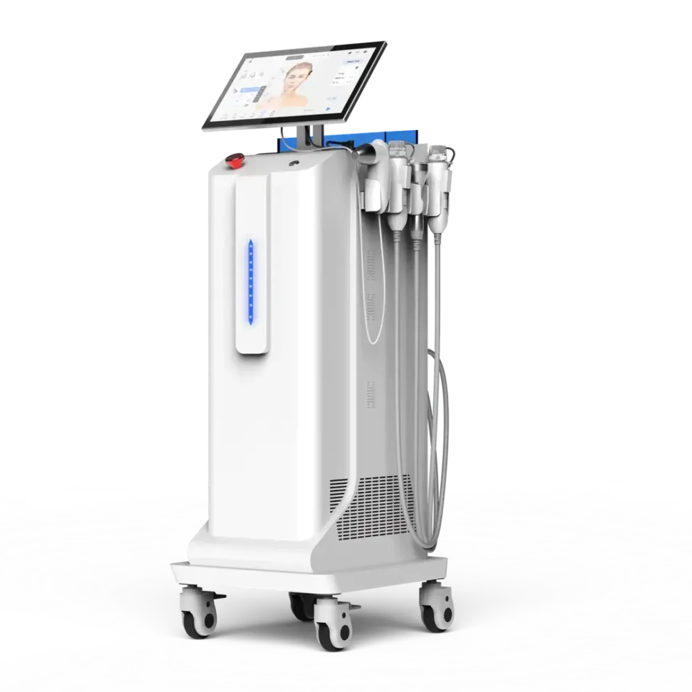 Dermiqa RF Microneedling Apparaat – Professionele Huidverjonging met Radiofrequentie – Tri-RF & Skin Analyzer