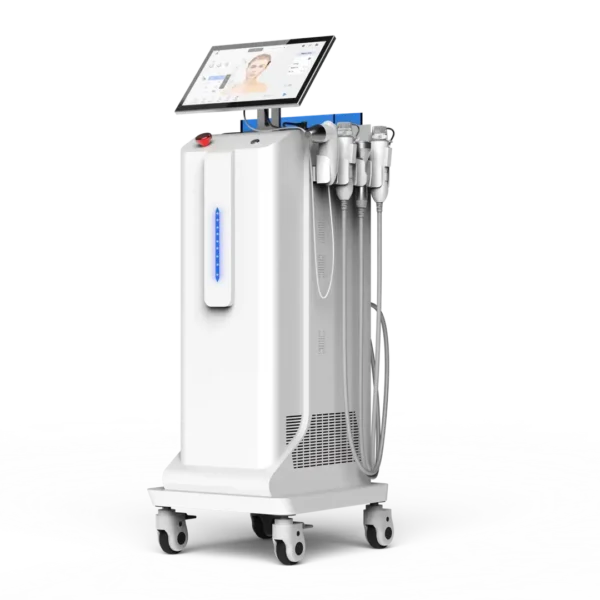 Dermiqa RF Microneedling Apparaat – Professionele Huidverjonging met Radiofrequentie – Tri-RF & Skin Analyzer