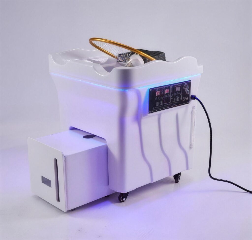 Portable headspa Nova van UMI met LED-verlichting aan de buitenzijde