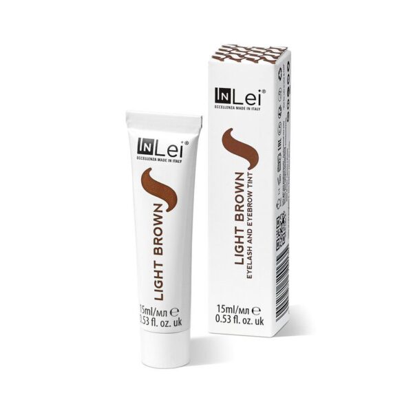 InLei LIGHT BROWN tinta para pestanas e sobrancelhas 15 ml