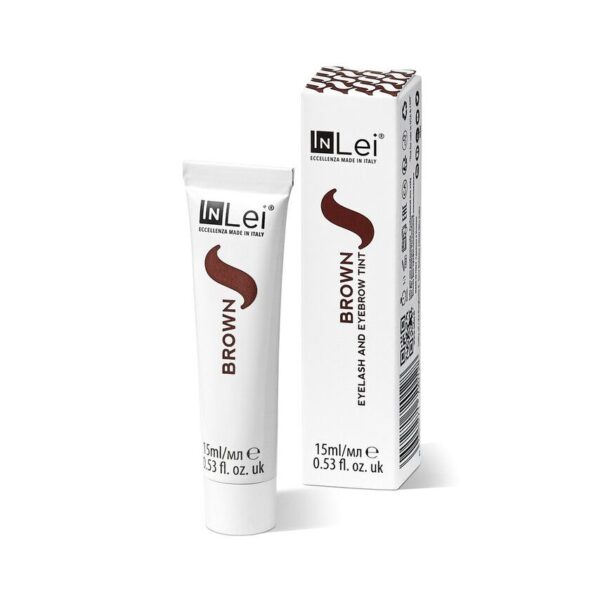 InLei BROWN tinta para pestanas e sobrancelhas 15 ml