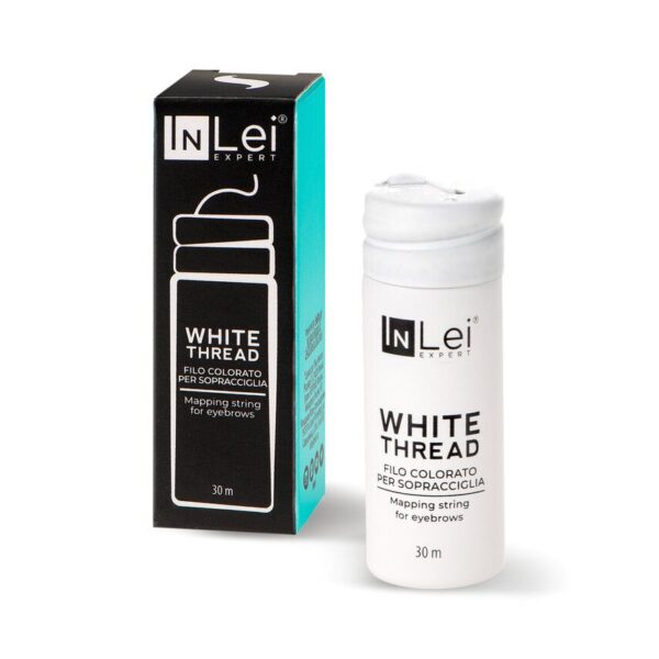InLei WHITE THREAD wenkbrauwdraad