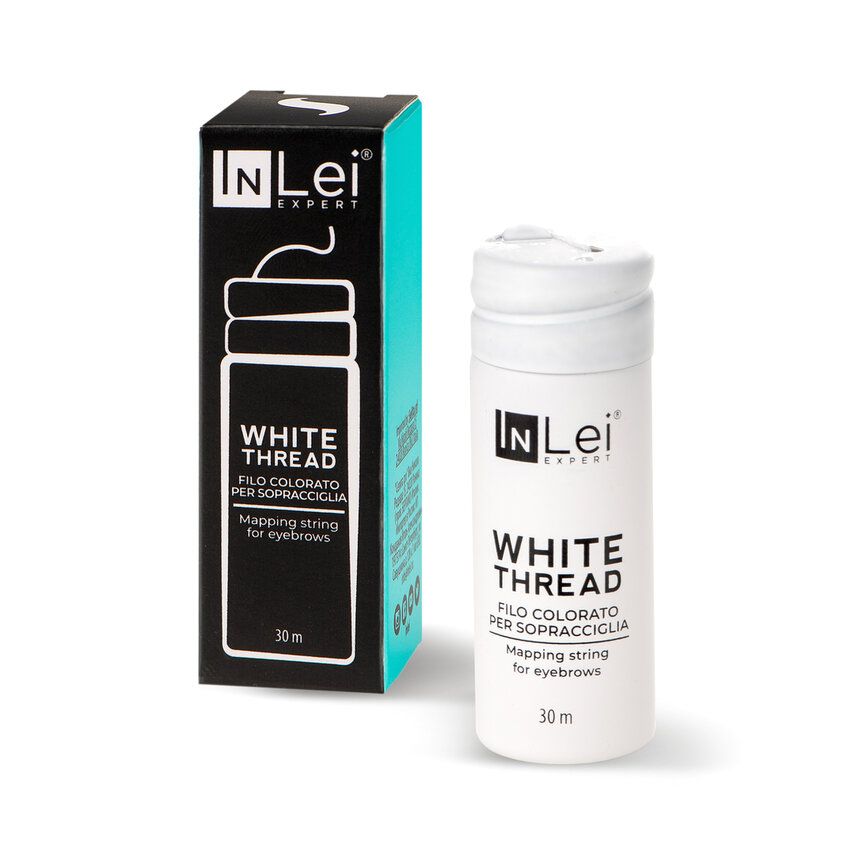 InLei WHITE THREAD wenkbrauwdraad