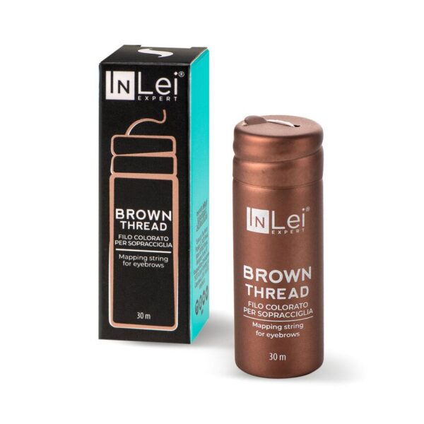 InLei BROWN THREAD wenkbrauwdraad