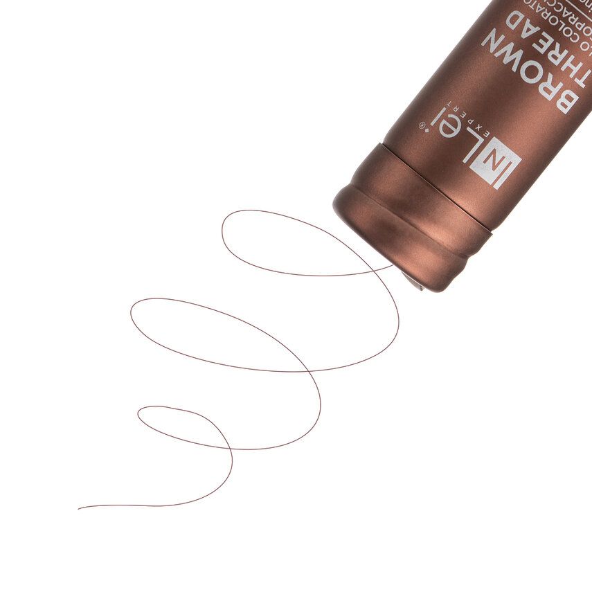InLei BROWN THREAD wenkbrauwdraad