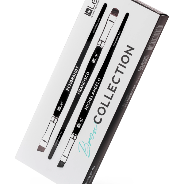 InLei BROW ART COLLECTION pincéis de sobrancelhas 3 unidades