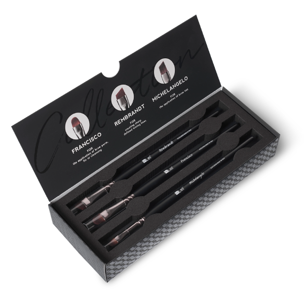 InLei BROW ART COLLECTION pincéis de sobrancelhas 3 unidades