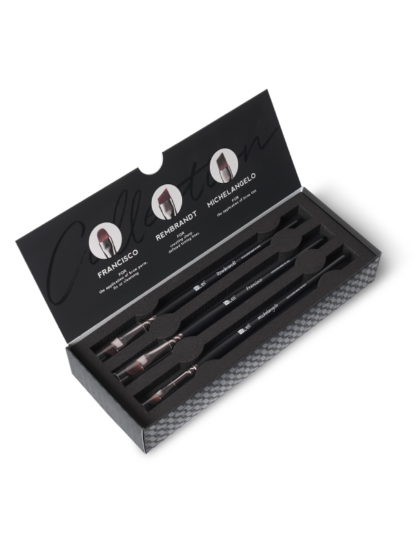 InLei BROW ART COLLECTION brow brushes 3 pieces