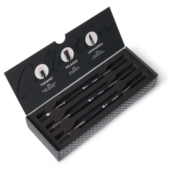 InLei LASH ART COLLECTION pincéis para pestanas 3 unidades