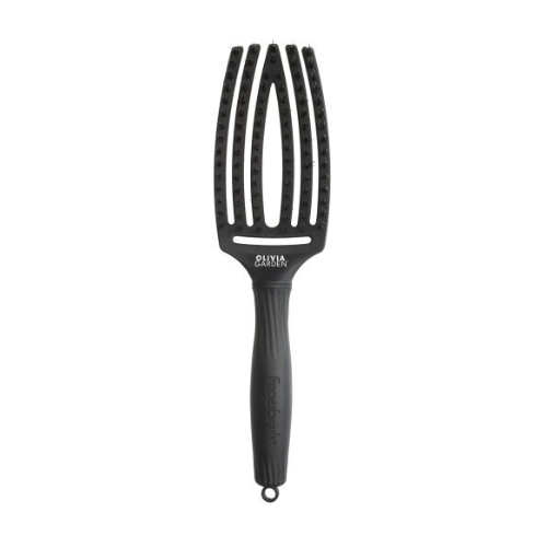 Olivia Garden Fingerbrush Boar&Nylon Full Black M