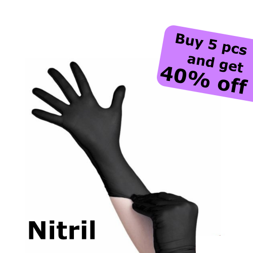 Nitrile Black size L 100 pc