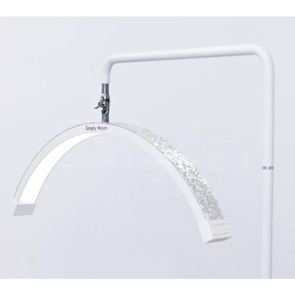 Behandel-LED-lamp met touchbediening Simply Moon wit met strass