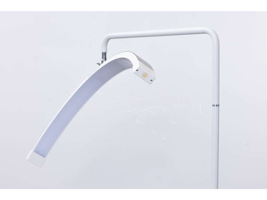 Candeeiro LED de tratamento com comando tátil Simply Moon branco com strass