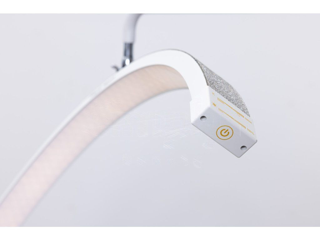 Candeeiro LED de tratamento com comando tátil Simply Moon branco com strass