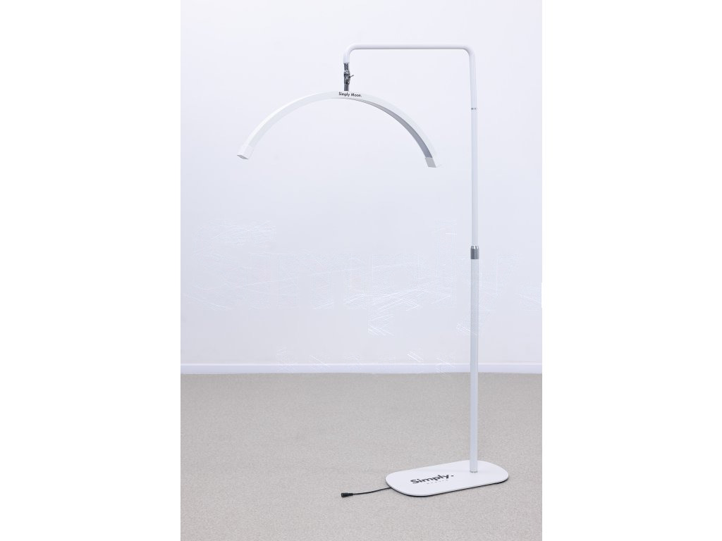 Candeeiro LED de tratamento com comando tátil Simply Moon branco com strass