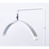 Candeeiro LED de tratamento com comando tátil Simply Moon branco com strass