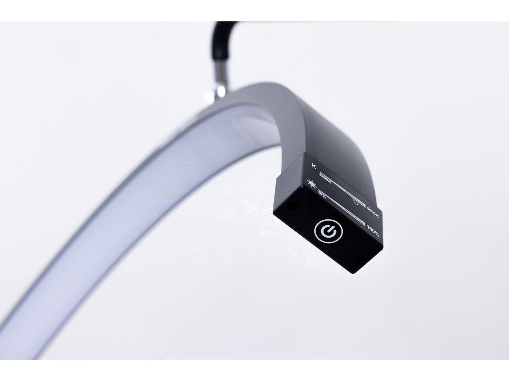 Candeeiro LED de tratamento com comando tátil Simply Moon preto