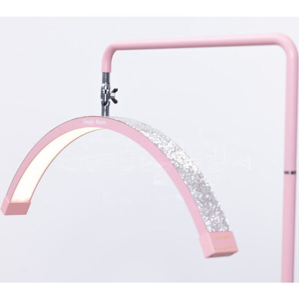 Behandel-LED-lamp met touchbediening Simply Moon roze met strass