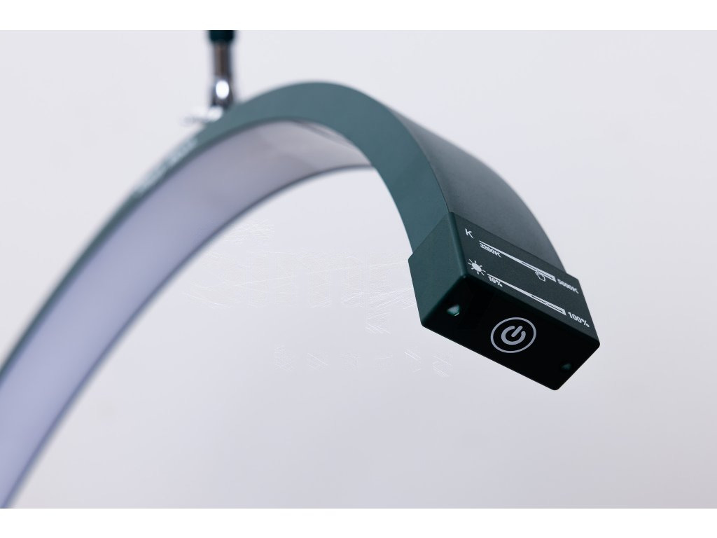 Behandel-LED-lamp met touchbediening Simply Moon donkergroen