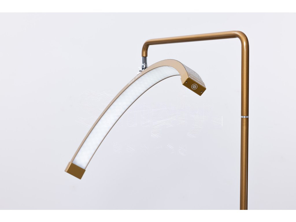 Candeeiro LED de tratamento com comando tátil Simply Moon dourado