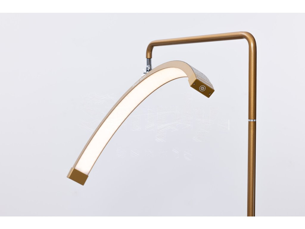 Candeeiro LED de tratamento com comando tátil Simply Moon dourado