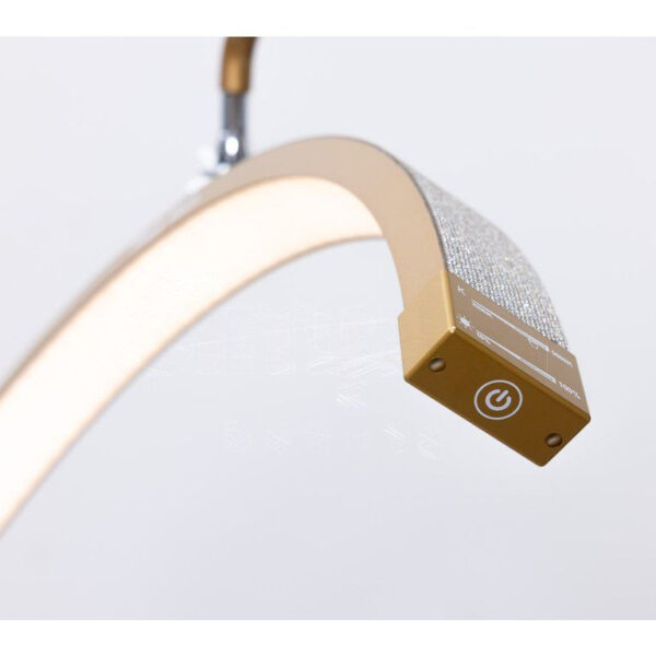 Behandel-LED-lamp met touchbediening Simply Moon goud met strass