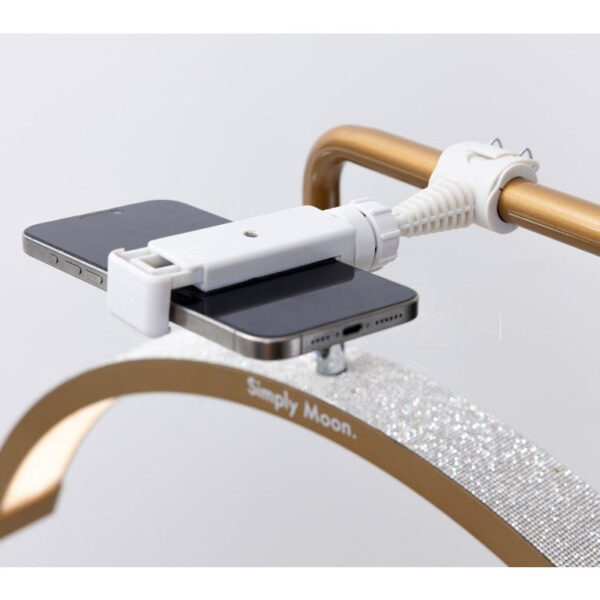 Behandel-LED-lamp met touchbediening Simply Moon goud met strass
