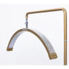 Candeeiro LED de tratamento com comando tátil Simply Moon dourado com strass