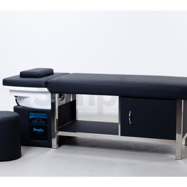 SIMPLY Head Spa met keramische wasbak, zwart