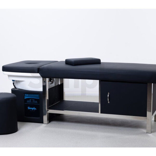 SIMPLY Head Spa met keramische wasbak, zwart