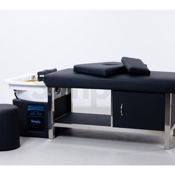 SIMPLY Head Spa met keramische wasbak, zwart