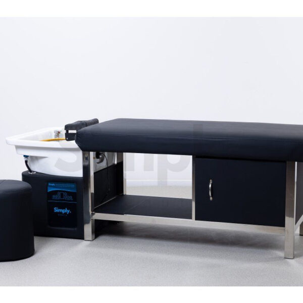 SIMPLY Head Spa met keramische wasbak, zwart