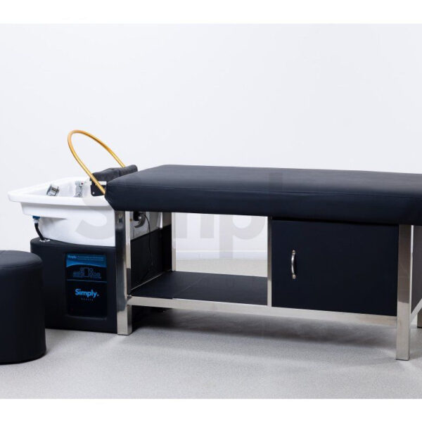 SIMPLY Head Spa met keramische wasbak, zwart