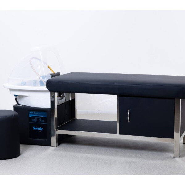 SIMPLY Head Spa met keramische wasbak, zwart