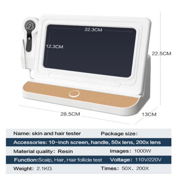 Professional hair and scalp analyser – Headspa