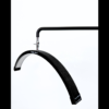 Candeeiro LED de tratamento com comando tátil Simply Moon preto com strass preto