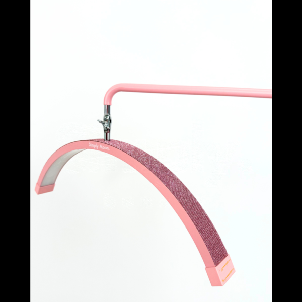 Behandel-LED-lamp met touchbediening Simply Moon roze met roze strass