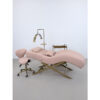 Lash Style Comfy treatment couch pink faux leather